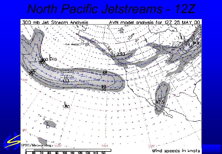 North Pacific Jetstreams - 12 Z A IRSERVICES AUSTRALIA 