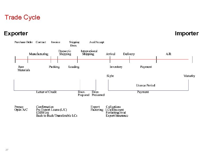 Trade Cycle Exporter 37 Importer 