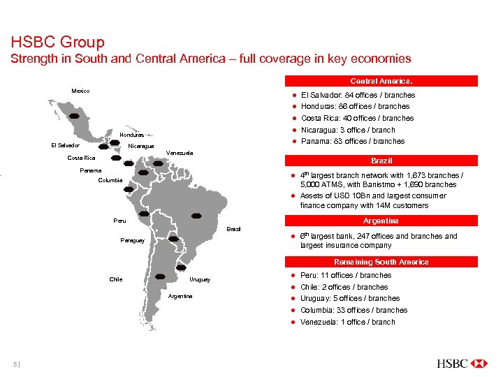 HSBC Group Strength in South and Central America – full coverage in key economies