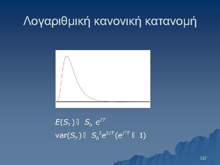 Λογαριθμική κανονική κατανομή 157 