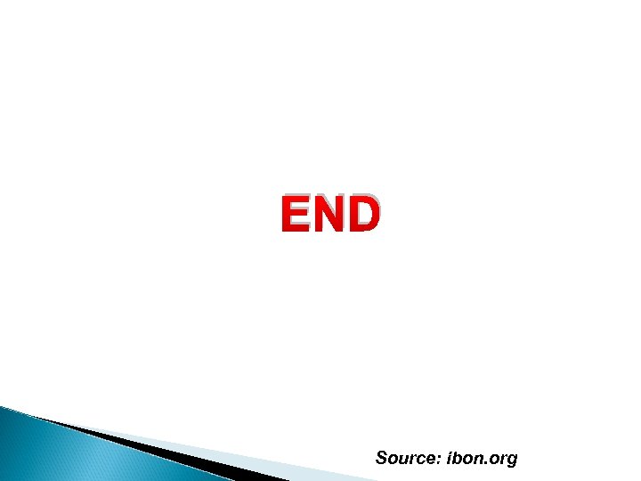 END Source: ibon. org 