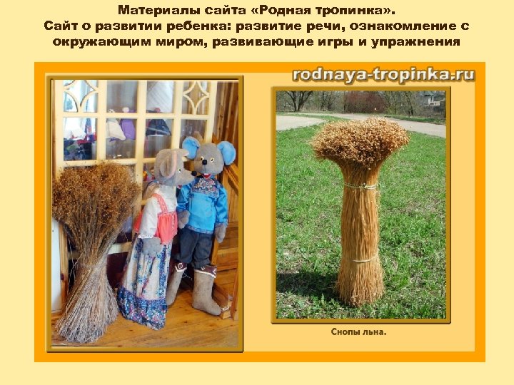 Материалы сайта «Родная тропинка» . Сайт о развитии ребенка: развитие речи, ознакомление с окружающим
