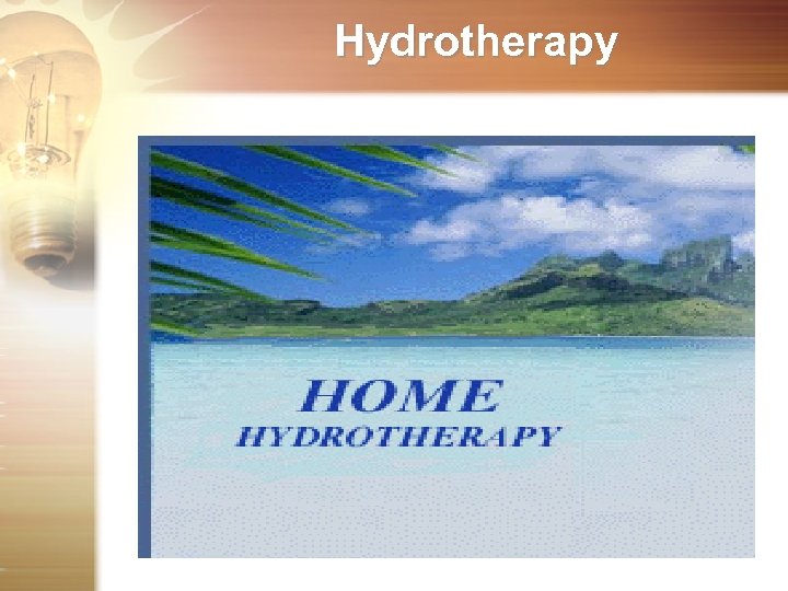 Hydrotherapy 