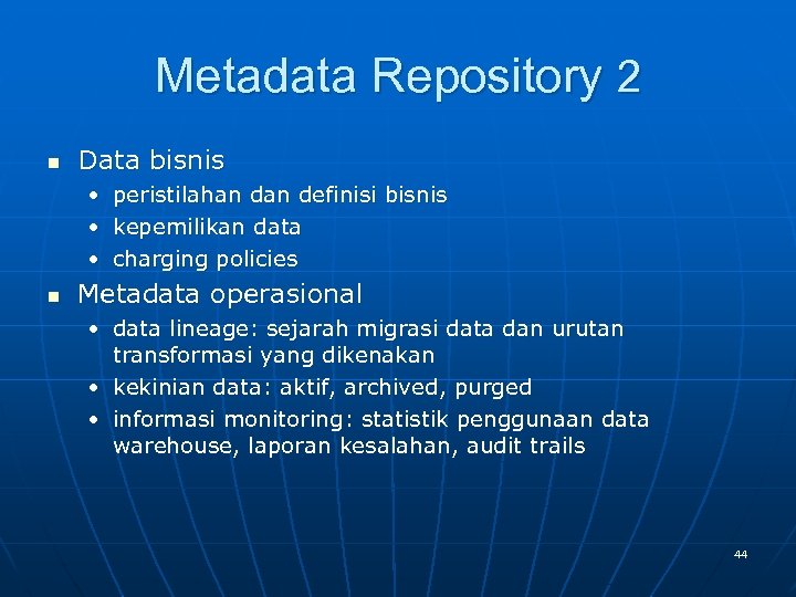 Downloading metadata