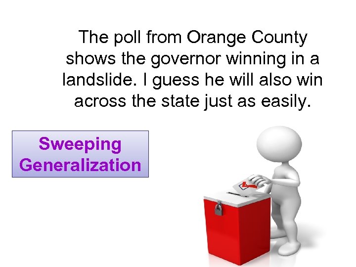 The poll from Orange County shows the governor winning in a landslide. I guess