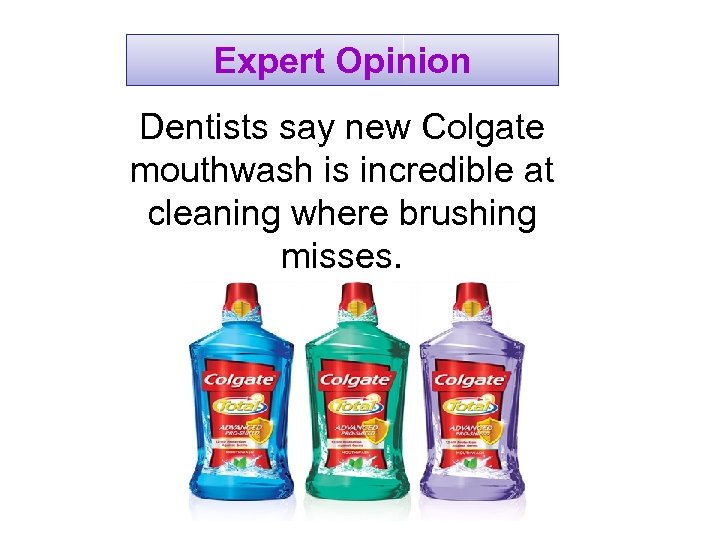 Expert Opinion Dentists say new Colgate mouthwash is incredible at cleaning where brushing misses.