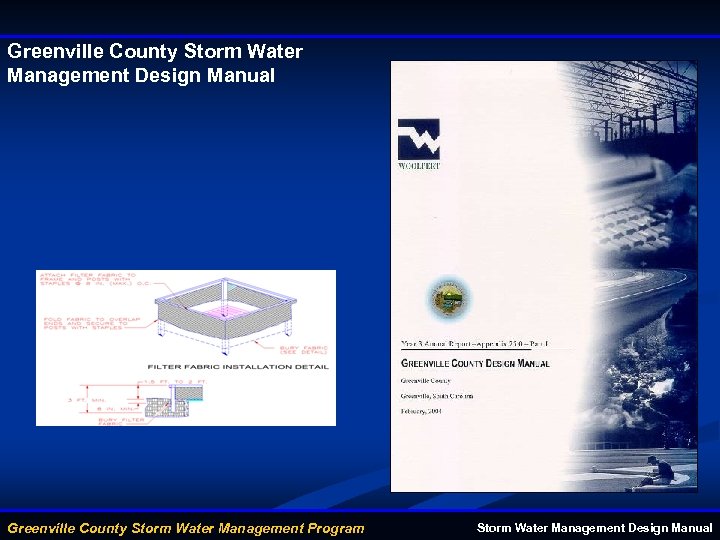 Greenville County Storm Water Management Design Manual Greenville County Storm Water Management Program Storm