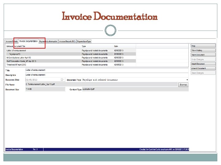Invoice Documentation 