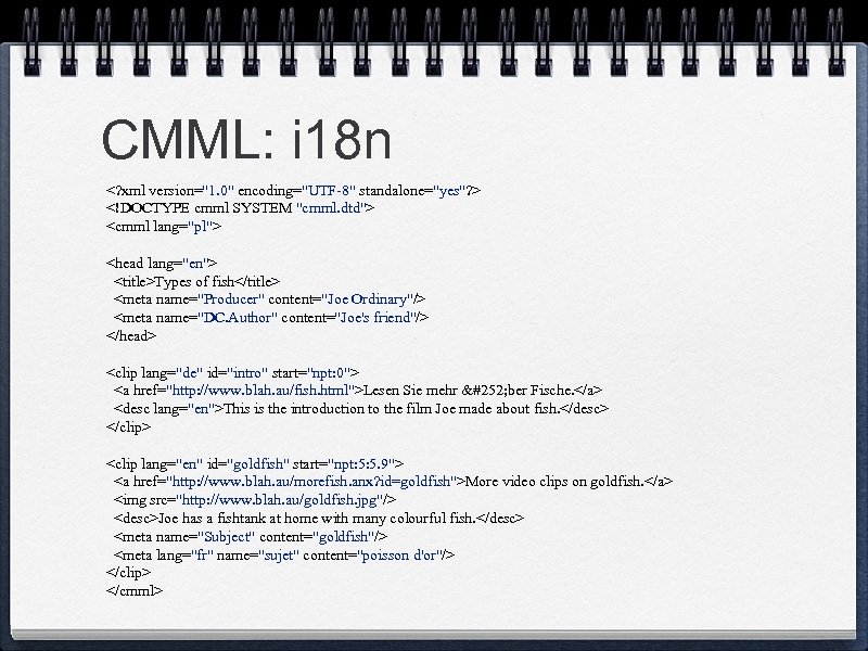 CMML: i 18 n <? xml version="1. 0" encoding="UTF-8" standalone="yes"? > <!DOCTYPE cmml SYSTEM