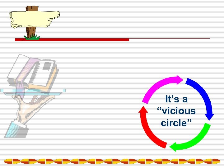 It’s a “vicious circle” 