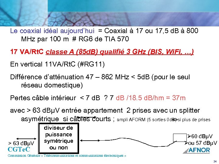Le coaxial idéal aujourd’hui = Coaxial à 17 ou 17, 5 d. B à
