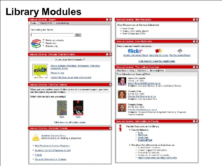 Library Modules 