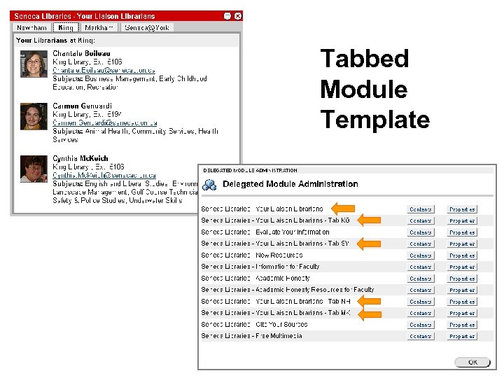 Tabbed Module Template 