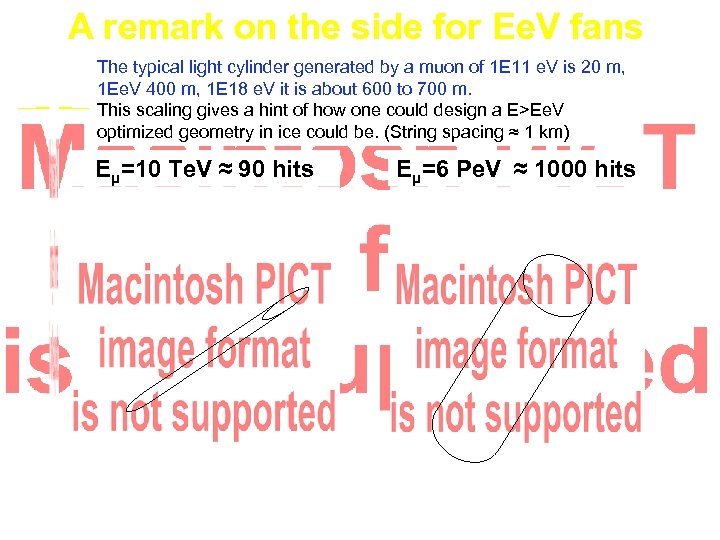 A remark on the side for Ee. V fans The typical light cylinder generated