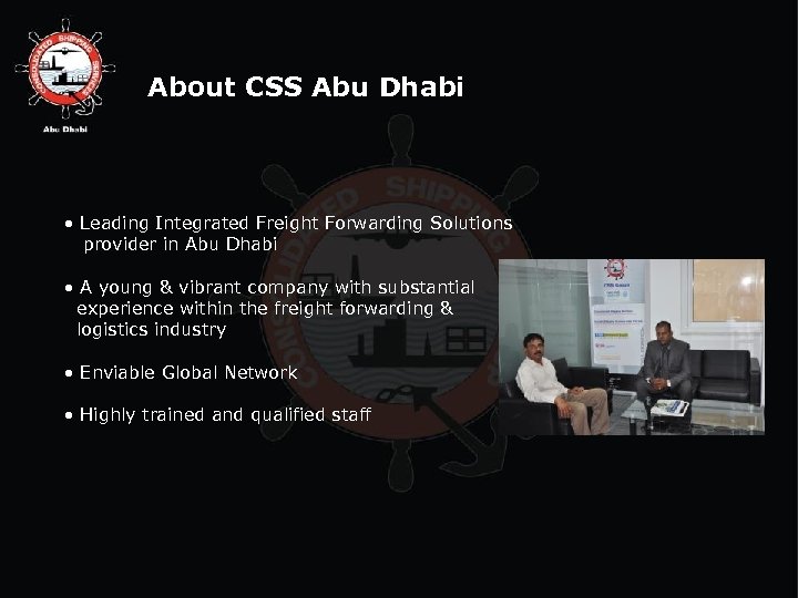 About CSS Abu Dhabi • Leading Integrated Freight Forwarding Solutions provider in Abu Dhabi