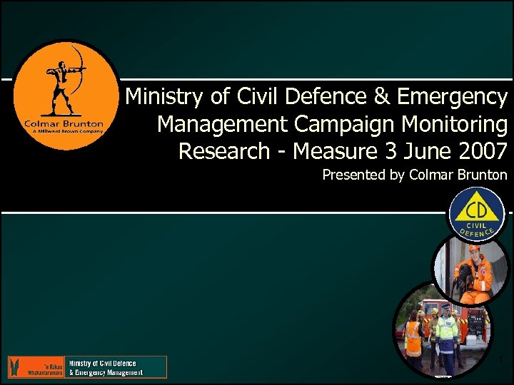 Ministry of Civil Defence & Emergency Management Campaign Monitoring Research - Measure 3 June