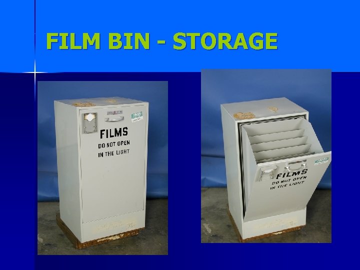 FILM BIN - STORAGE 