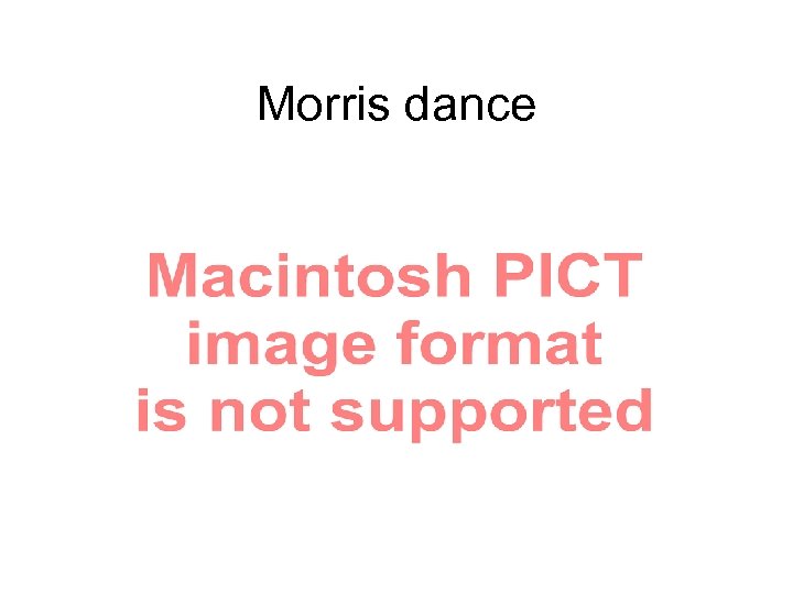 Morris dance 