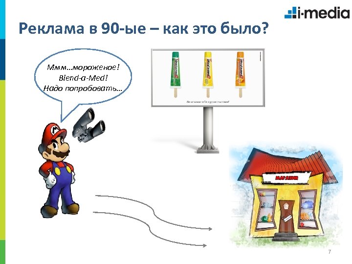 Реклама в 90 -ые – как это было? Ммм…мороженое! Blend-a-Med! Надо попробовать… 7 