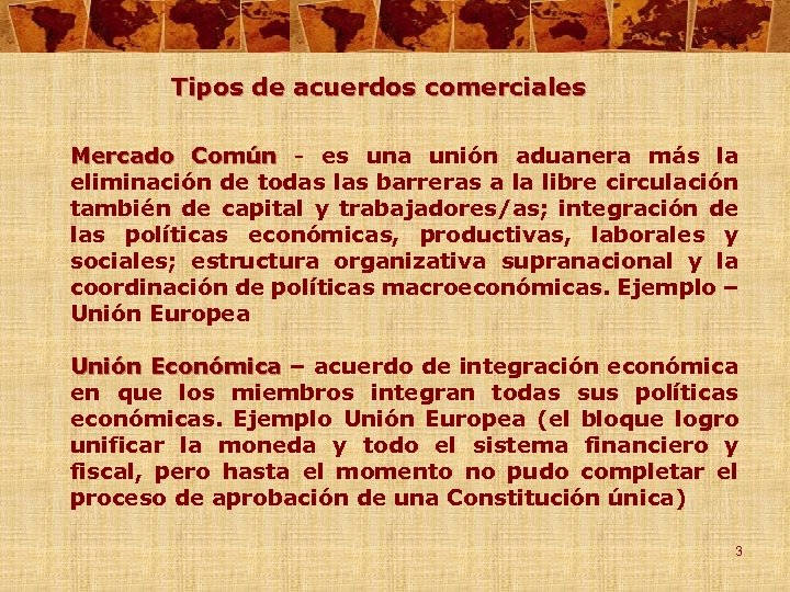 Negociaciones Comerciales Regionales Y Multilaterales 1 Tipos