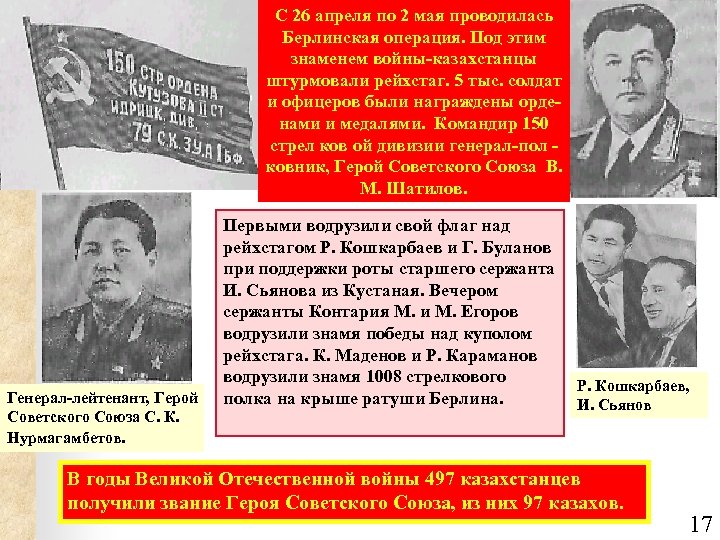 Подвиги казахстанцев в годы великой отечественной войны презентация