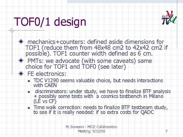 TOF 0/1 design mechanics+counters: defined aside dimensions for TOF 1 (reduce them from 48