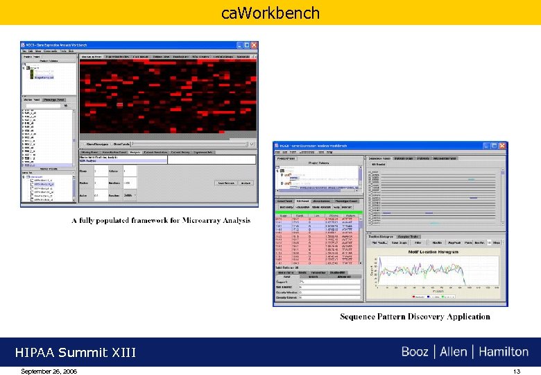 ca. Workbench HIPAA Summit XIII September 26, 2006 13 