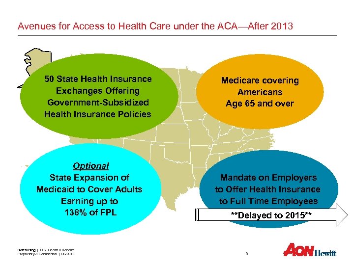 Avenues for Access to Health Care under the ACA—After 2013 50 State Health Insurance