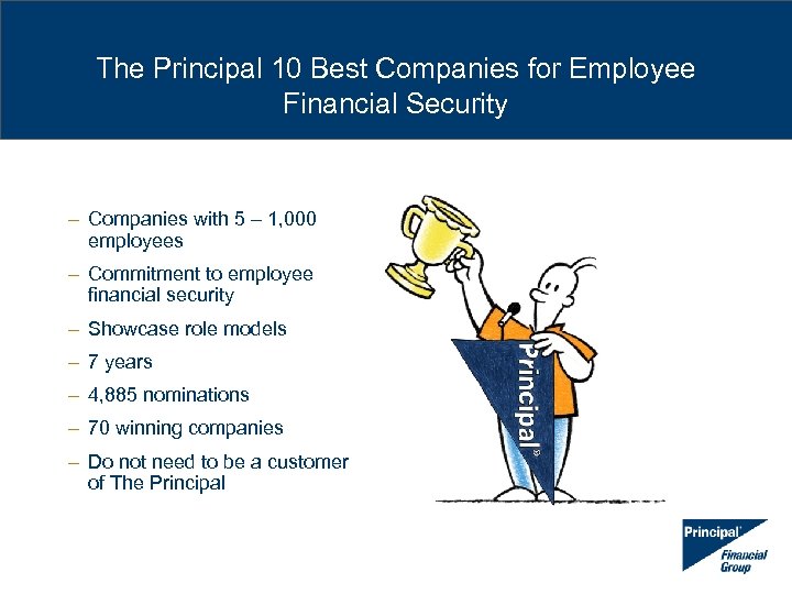 The Principal 10 Best Companies for Employee Financial Security – Companies with 5 –