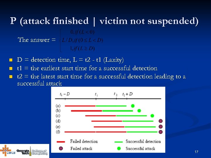 P (attack finished | victim not suspended) The answer = n n n D