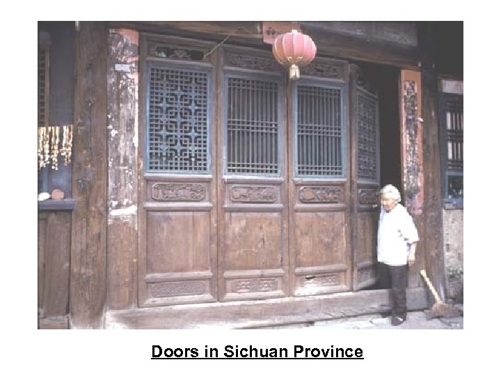 Doors in Sichuan Province 