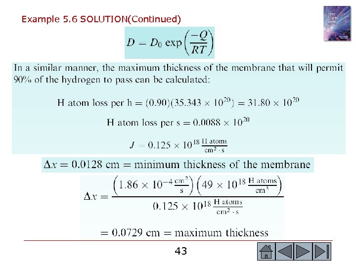 Example 5. 6 SOLUTION(Continued) 43 43 