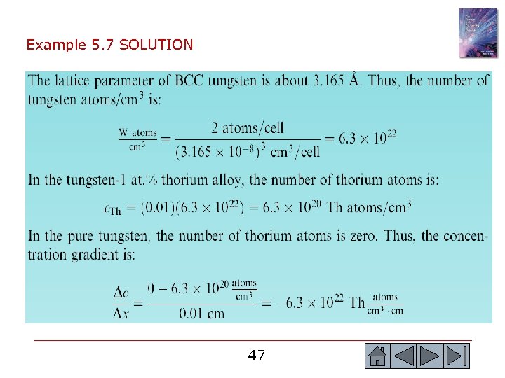 Example 5. 7 SOLUTION 47 47 