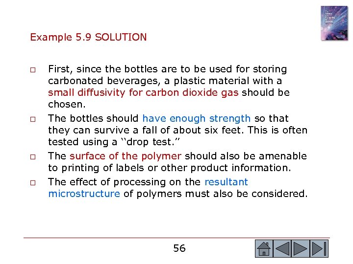 Example 5. 9 SOLUTION o o First, since the bottles are to be used