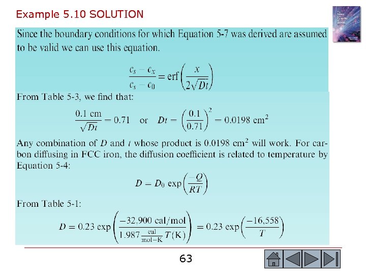 Example 5. 10 SOLUTION 63 63 