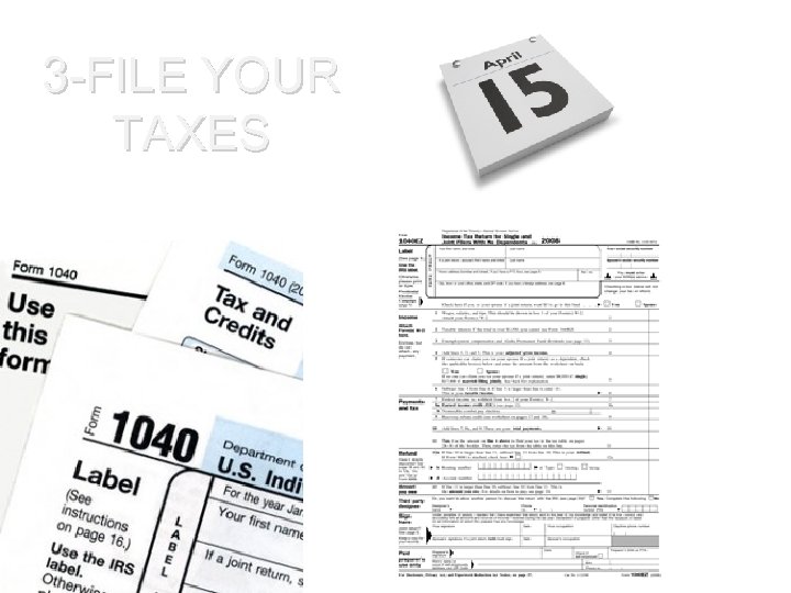 3 -FILE YOUR TAXES 