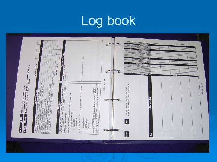 Log book 
