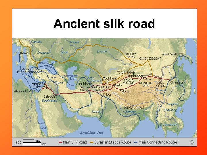 Ancient silk road 