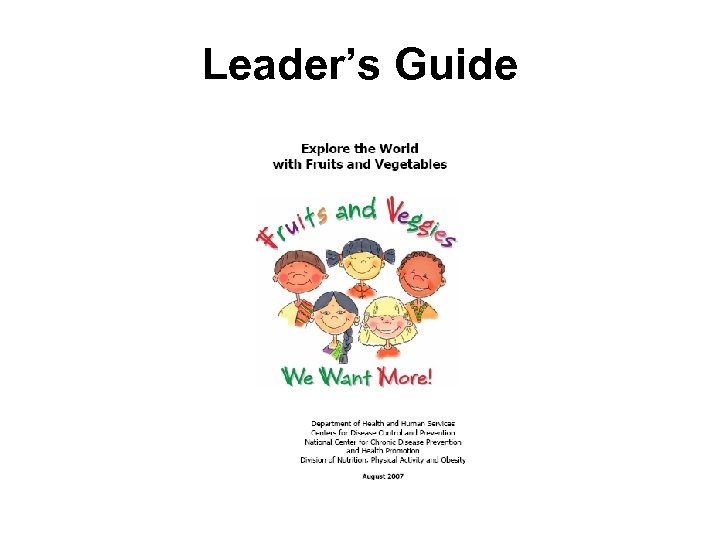 Leader’s Guide 