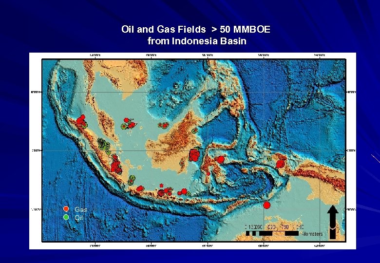 Oil and Gas Fields > 50 MMBOE from Indonesia Basin Gas Oil 