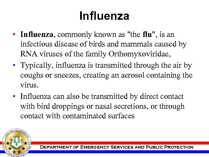 Influenza • Influenza, commonly known as 
