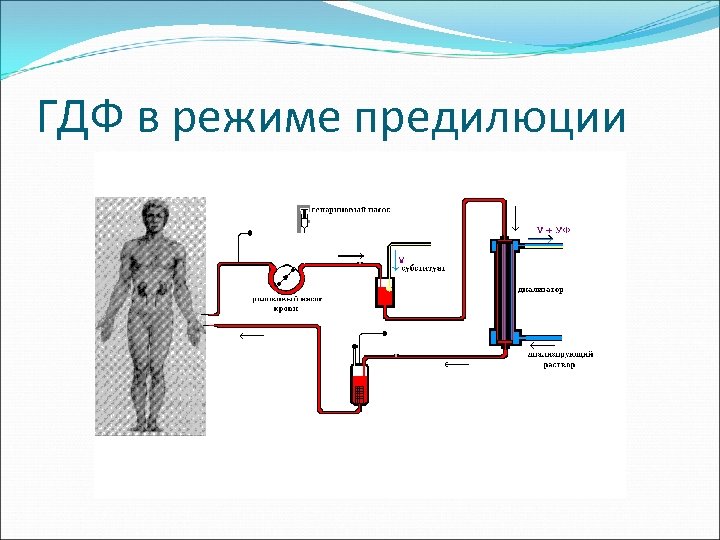ГДФ в режиме предилюции 