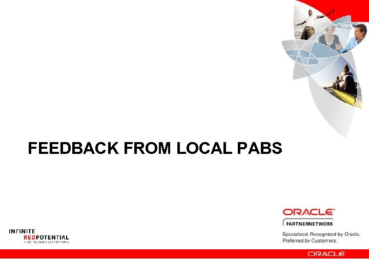 FEEDBACK FROM LOCAL PABS 