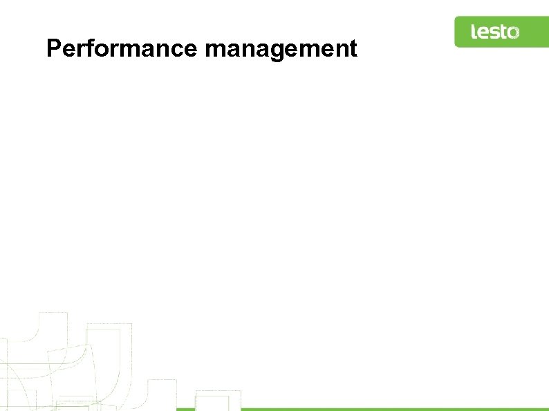 Performance management 