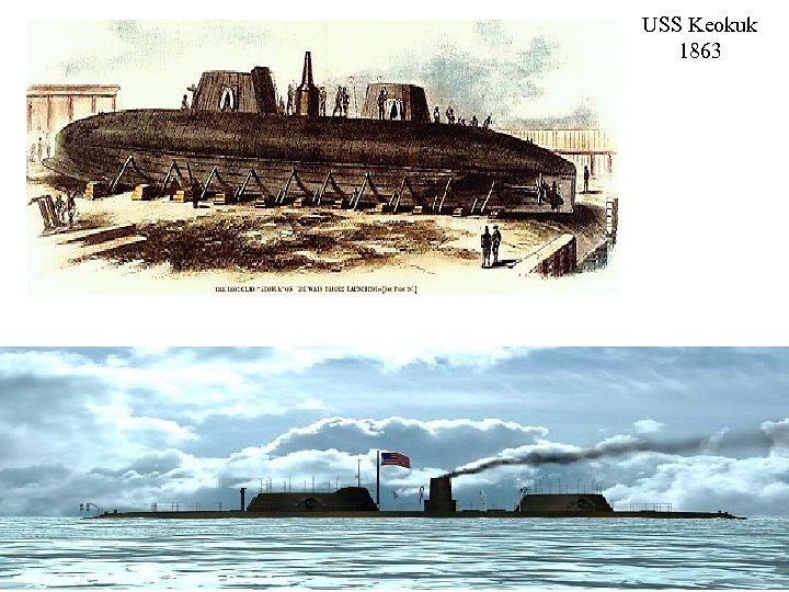 USS Keokuk 1863 