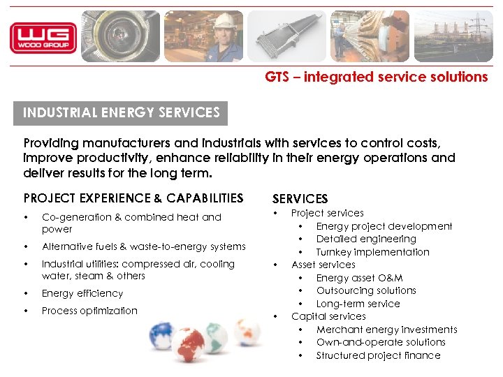 Wood Group Gas Turbine Services KEEP ON TURNING
