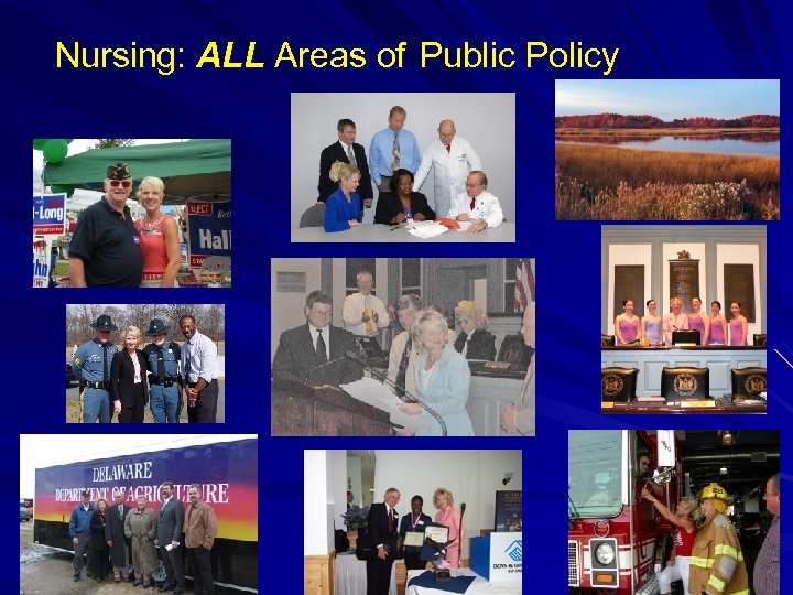 Nursing: ALL Areas of Public Policy 