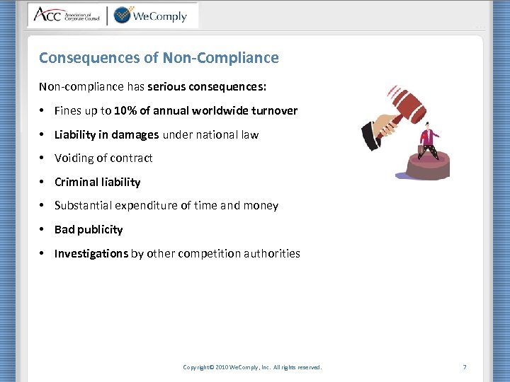 Consequences of Non-Compliance Non-compliance has serious consequences: • Fines up to 10% of annual