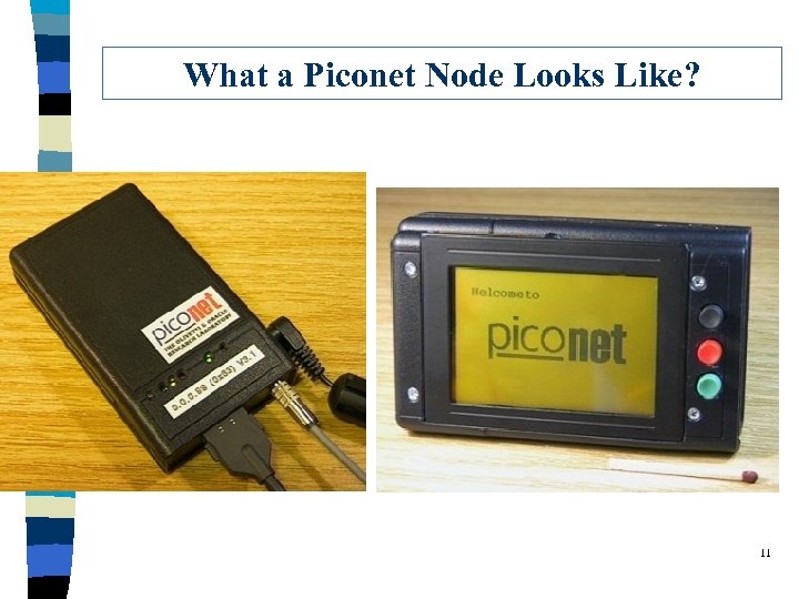 What a Piconet Node Looks Like? 11 