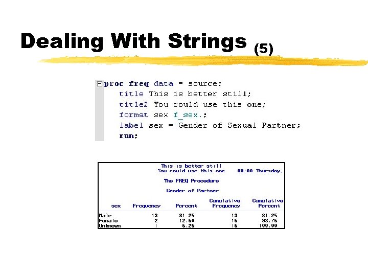 Dealing With Strings (5) 